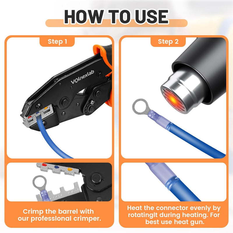 Crimper Tool for Heat Shrink Connectors