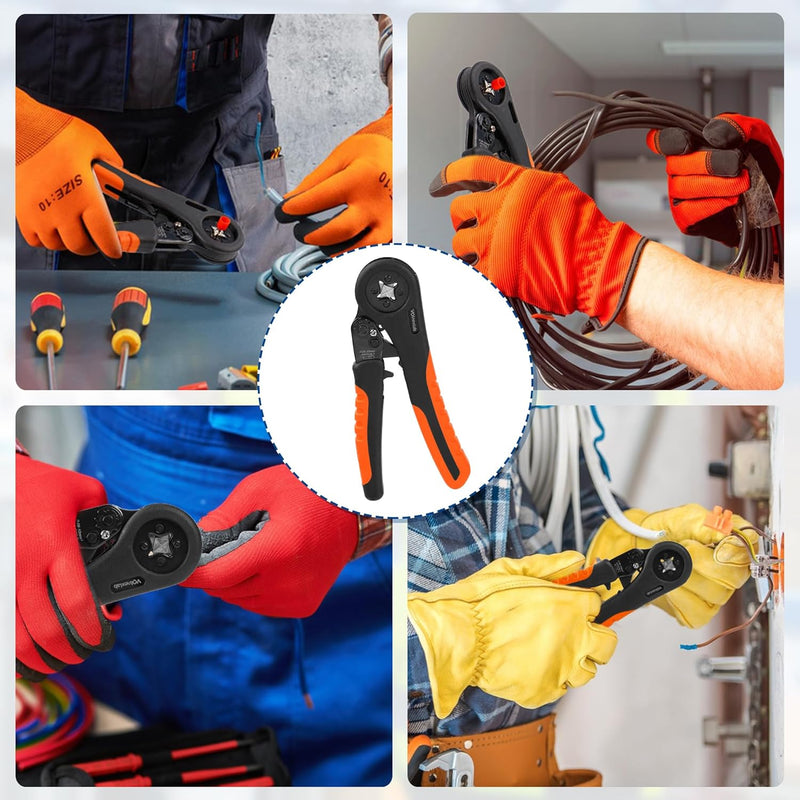 Ferrule Crimping Tool Kit with 1200pcs Connectors